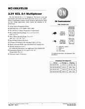DataSheet MC100LVEL58 pdf